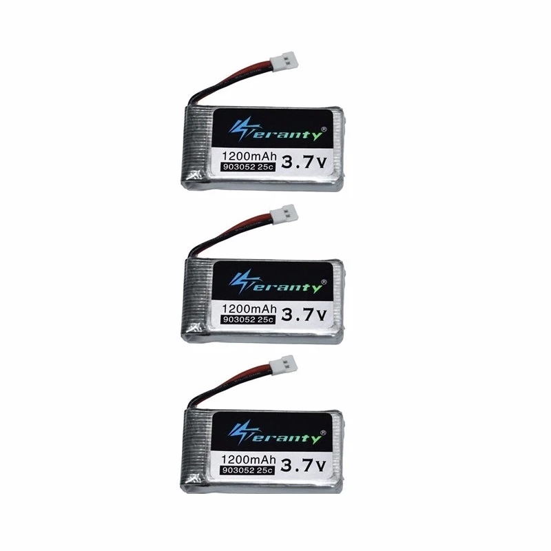 3.7V 1200mah akumulator do KY601S dla Syma X5c X5 X5SC X5SW M18 H5P zdalnie sterowany dron Quadcopter 903052 3.7V bateria lipo 5 sztuk