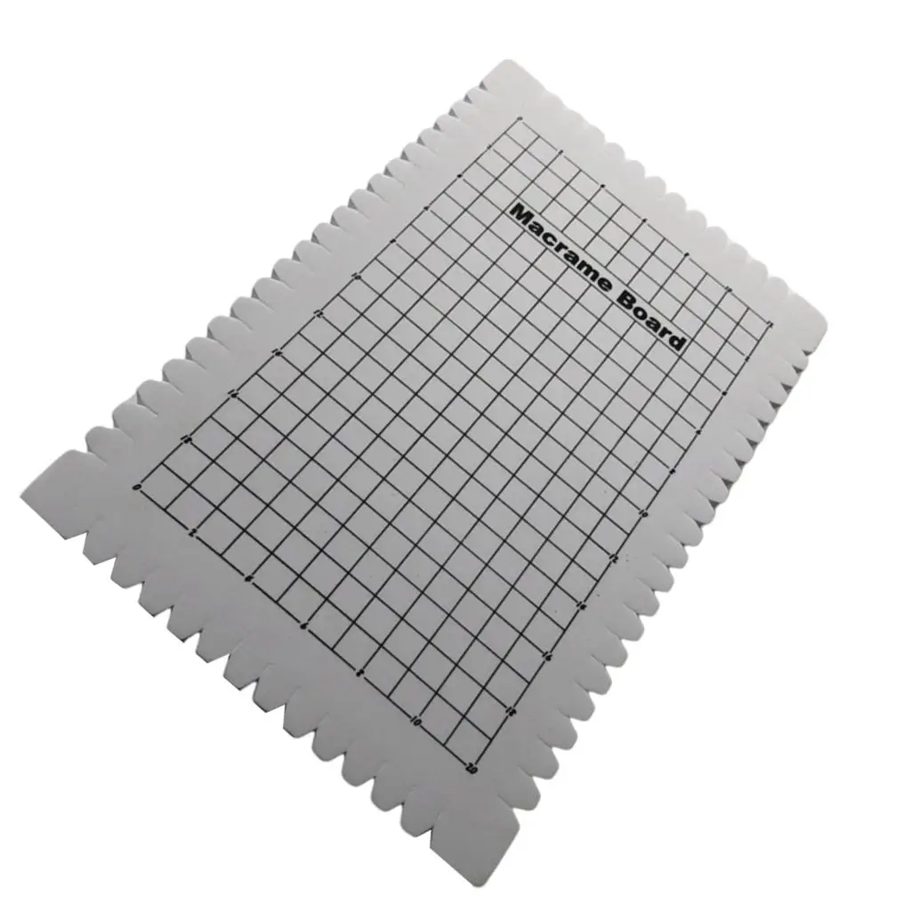 Crafts Blocking Mats for Knitting 6.29x9.64x0.78inch Macrame Board with Grids for Needlepoint or Crochet