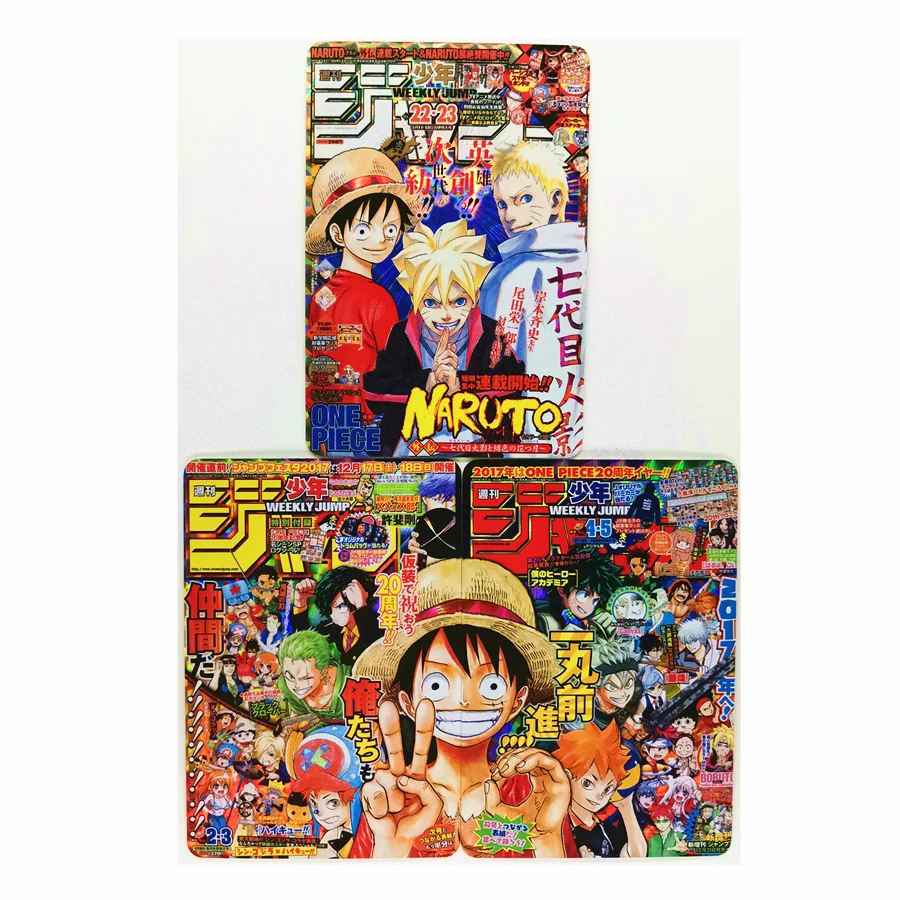 9pcs/set Jump Dragon Ball NARUTO ONE PIECE Toys Hobbies Hobby Collectibles Game Collection Anime Cards