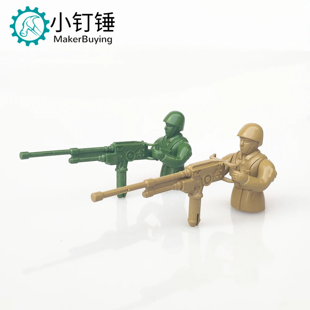 Tank machine gunner model DIY by hand