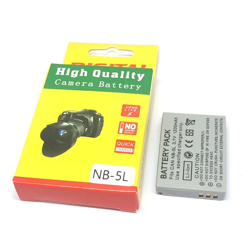 NB-5L NB5L NB 5L Battery Charger For Canon SX200is SX210IS SX220HS SX230HS IXUS 960 970 980 990 850 860 S100V S110 SD990