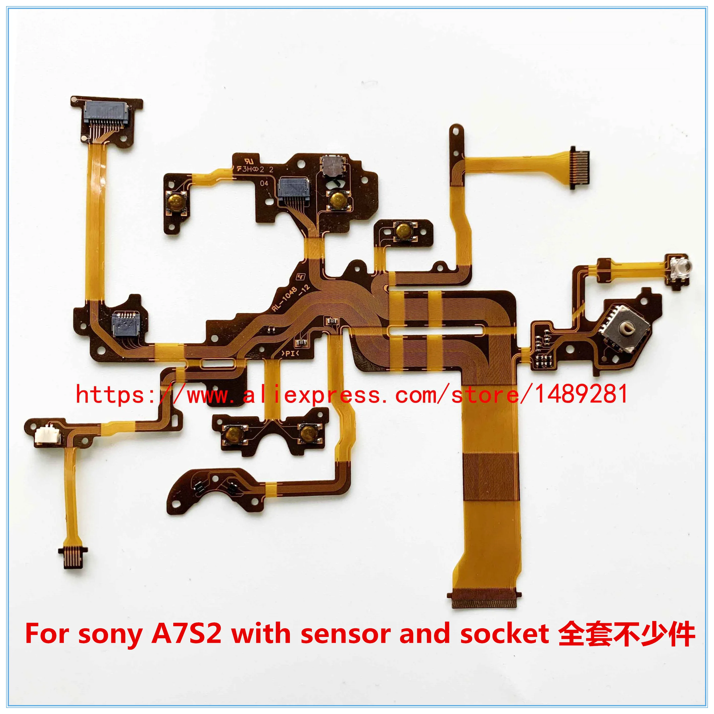 Shutter Release Button Power Switch Flex Cable FPC For Sony A7M2 A7RM2 A7SM2 A7II A7RII A7SII