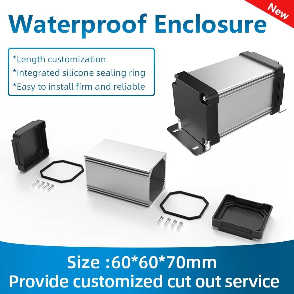 Battery Protection Circuit Enclosure Waterproof IP68 Junction Box For Electronic Project M06 75*40mm