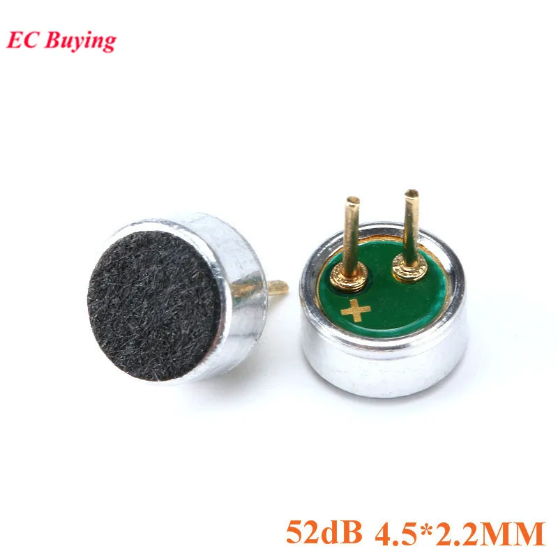 50 szt./1 szt. Mikrofon 4mm 6*5mm 9*7 4.5*2.2 6*2.2mm Mikrofon Pojemnościowy Elektretowy Przetwornik 6x5mm 9x7mm 4.5x2.2mm 6x2.2mm Akcesoria MP3 — zdjęcie 7