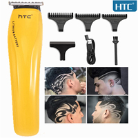 HTC Boost USB Electric Hair Clippers Trimmers For Men Adults Kids Cordless Rechargeable Hair Cutter Machine Professional