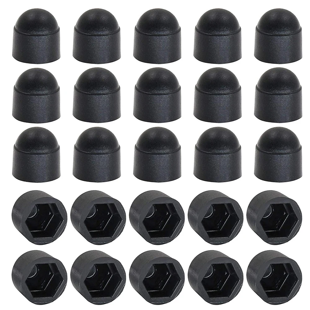 50 pieces in bag M4 M5 M6 M8 M10 M12 Bolt Nut Dome Protective Cap Cover Exposed Hexagonal Plastic