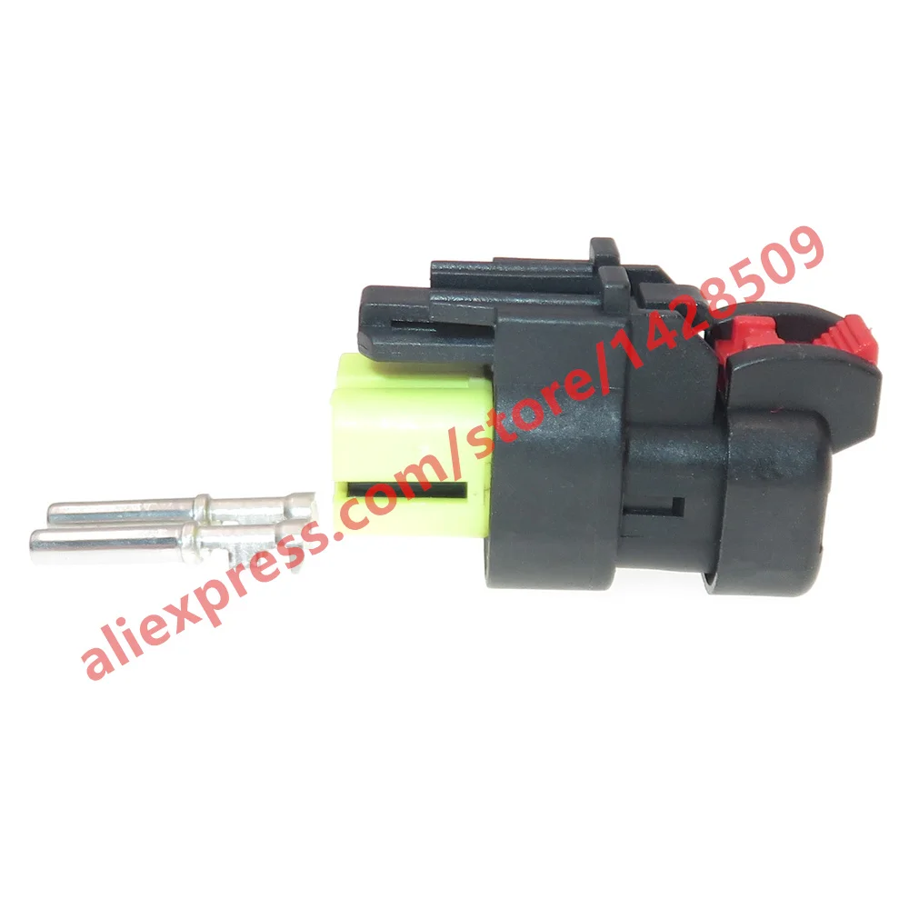 1 Set 2 Pin Yellow Automotive C6.4 Engine Timing Sensor Socket For CAT320D 1.6 Series Car Connector 776427-3