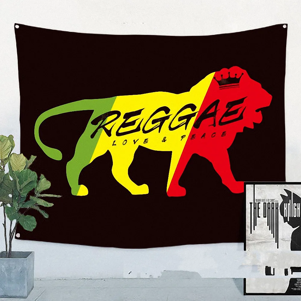 

Rock and Roll Pop Band Hip Hop Reggae Posters Flag & Banner Popular Music Canvas Painting KTV Bar Cafe Home Wall Decoration D2