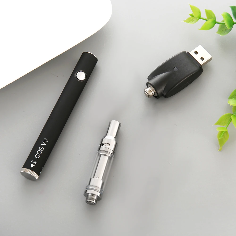 ECT COS VV Vape Pen con B5 CBD atomizzatore 380mAh 510 sigarette elettroniche thread per Kit di avviamento olio denso vape