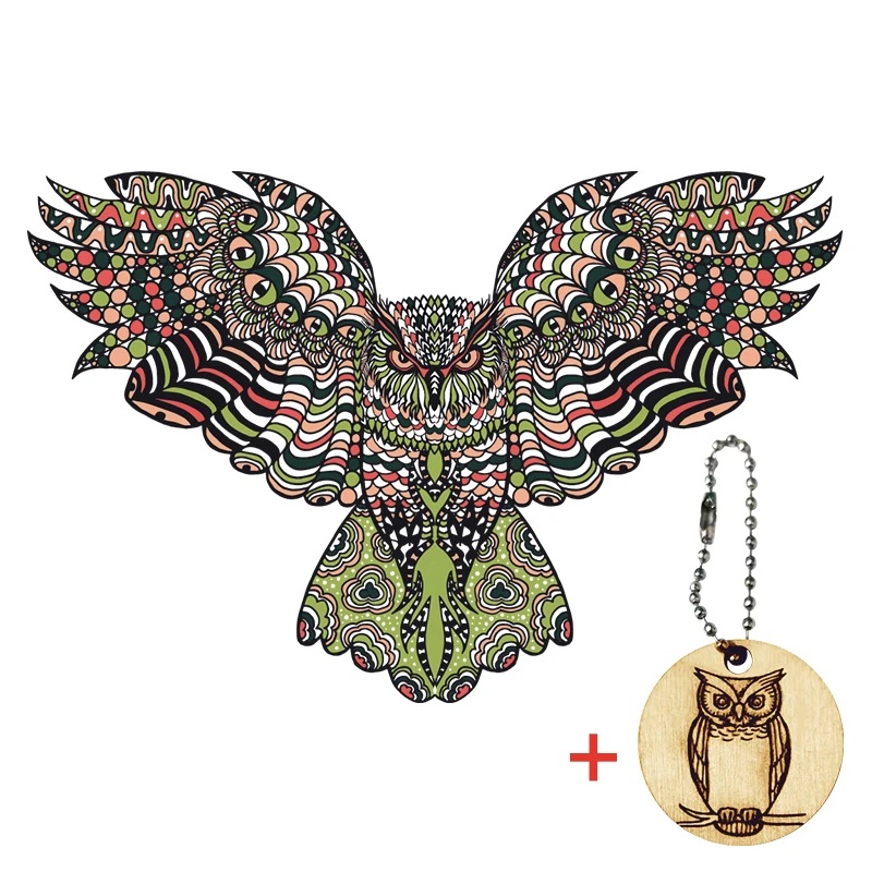 

Unique Animals Wooden Jigsaw Puzzles For Adults Kids Wooden Puzzle Educational Toys Gifts Wood DIY Crafts Owl Puzzle Games