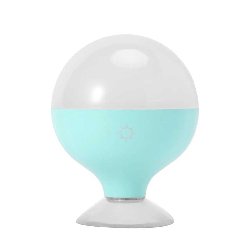 

Suction Cup Mirror Light Bulb, Rechargeable LED Blub Night Light, Adjustable Color and Brightness for Makeup Table Dressing Room