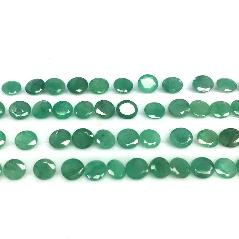 Natural Emerald Loose Gemstone 1PCS Beryl Bare Stone Specimens Customizable Diy for Silver Gold Women Jewelry Random Delivery