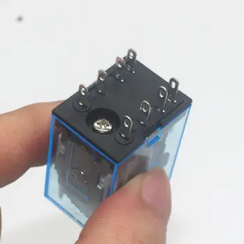 1 sada MY2P HH52P MY2NJ Reléová cívka Obecné DPDT Mini elektromagnetický reléový spínač s paticí LED AC 110V 220V DC 12V 24V 10 nejlepší prodej Reléový spínač 220V - №6