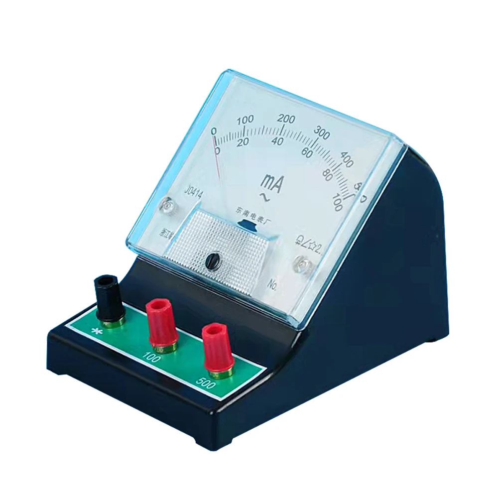 

Pointer AC milliammeter range 0-100mA/500mA Physical electricity experiment Teaching instrument Teaching demonstration