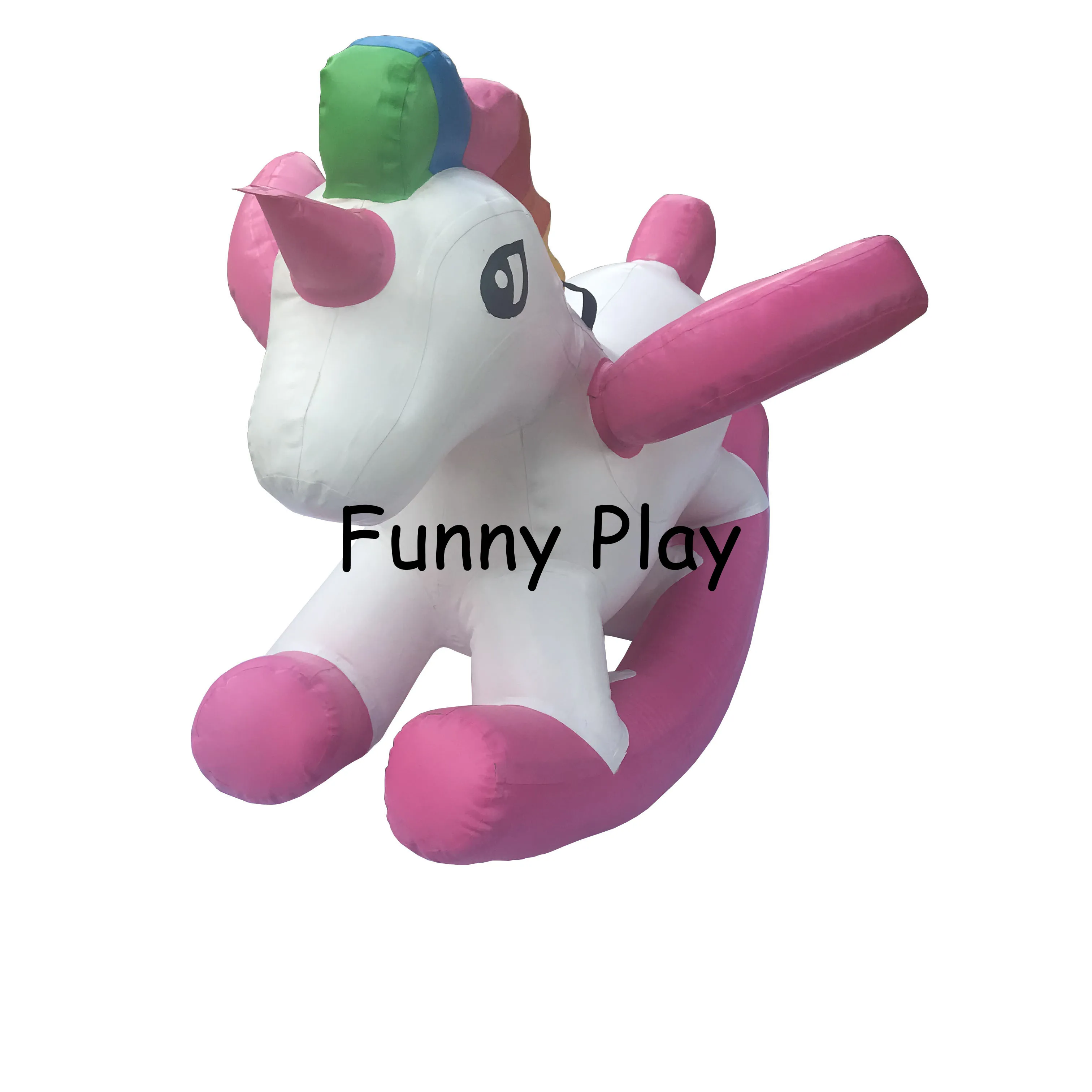 inflatable rocking horse Kids Animal Riding inflatable rock-horse Inflatable unicorn Animals Ride on toys