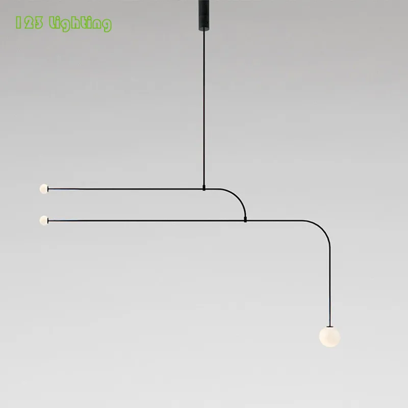 Modern Black Metal Restaurant Pendant lights Concise Home Loft Parlor Hanging Light Special Pendant Lamp 110-260V Nordic Lamp