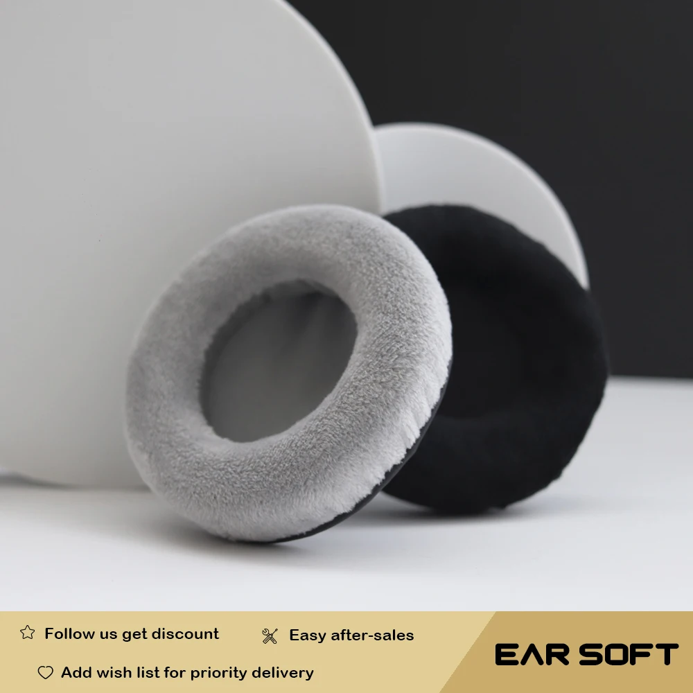 

Earsoft Replacement Cushions for Panasonic RP-F880 Headphones Cushion Velvet Ear Pads Headset Cover Earmuff Sleeve