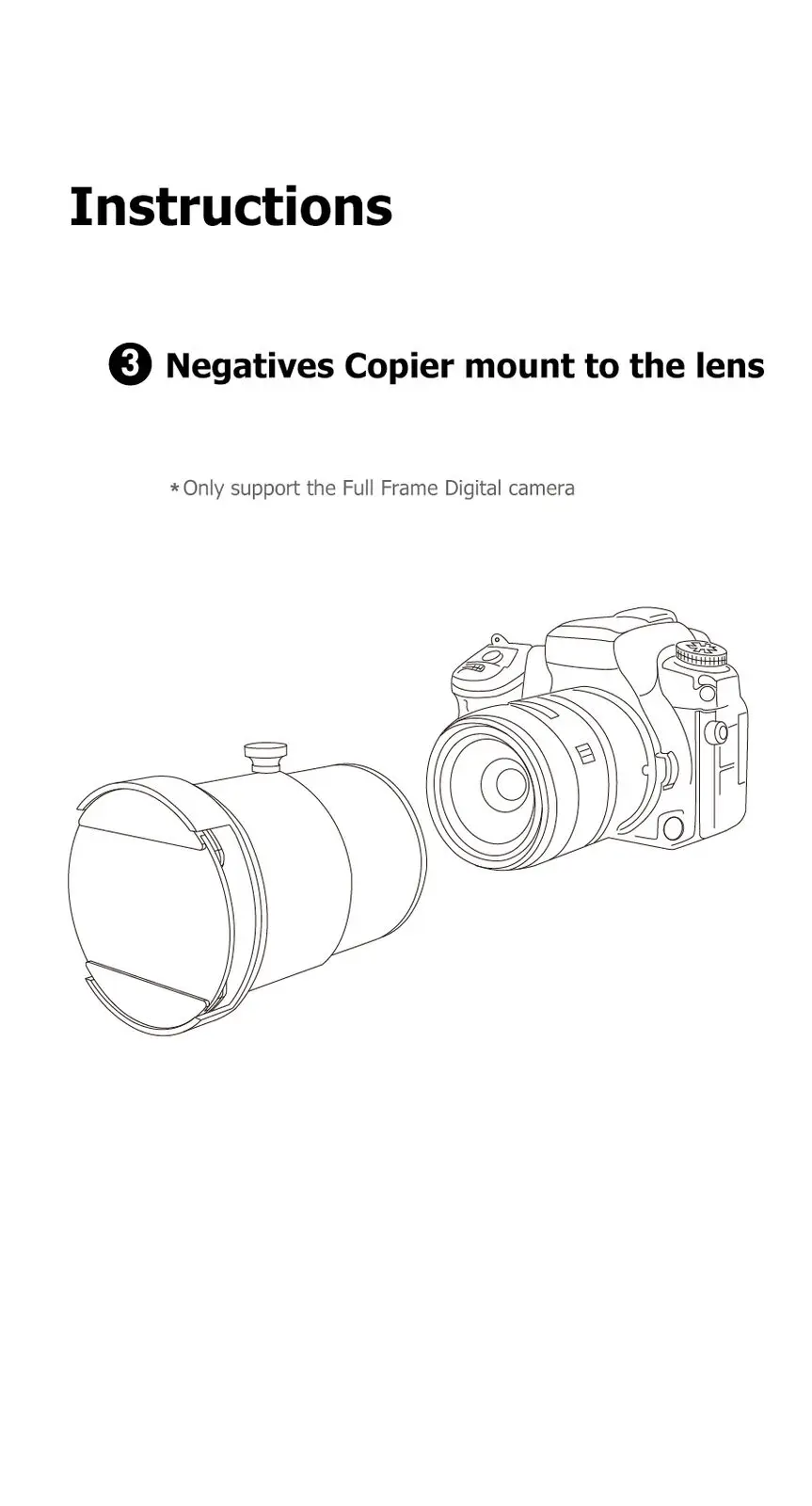 Camflix ฟิล์ม Digitizing อะแดปเตอร์สไลด์ 120 ยาวโฟกัสความยาวลบเครื่องถ่ายเอกสารสไลด์ Digital Converter เครื่องสแกนฟิล์มแทนที่