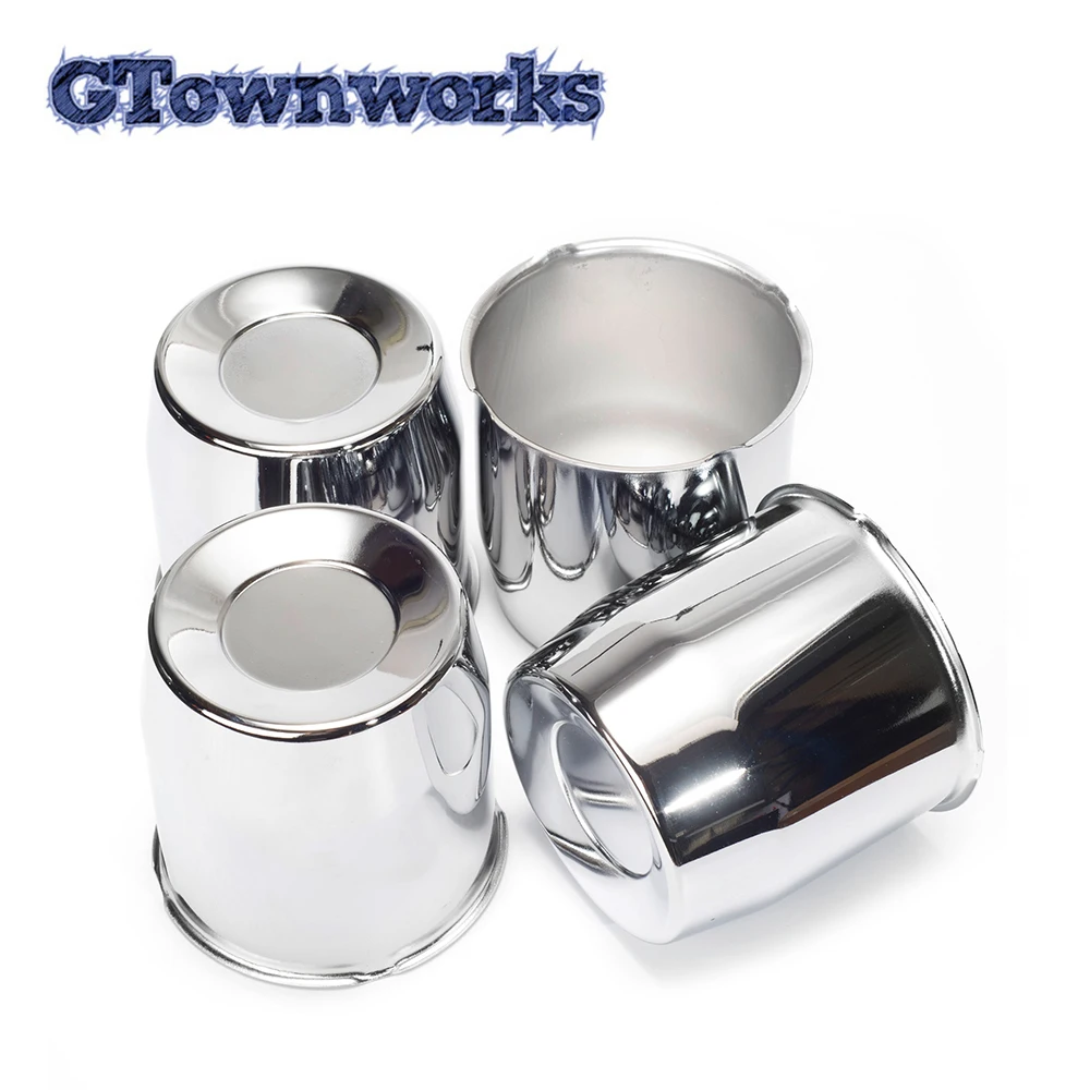 

GTownworks 4pcs 108mm 4.25in Push Through Center Cap Fit For Trailer/Truck Rims Cover Hub Bore 4.25" Tall Car Dust Hubcap