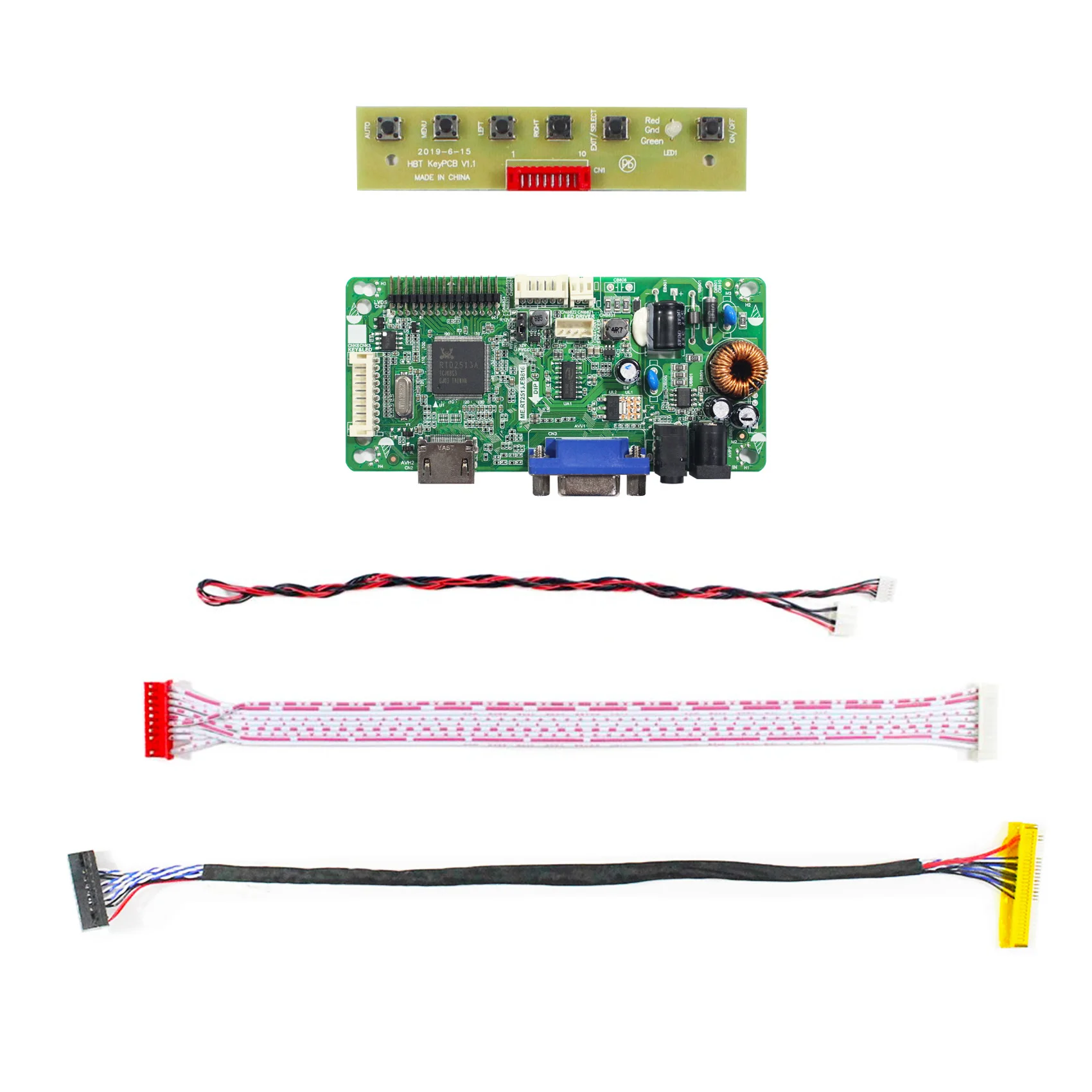 HD MI VGA LCD Controller Board For 18.5 in M185BGE M185XTN01.2 1366x768 LCD Panel