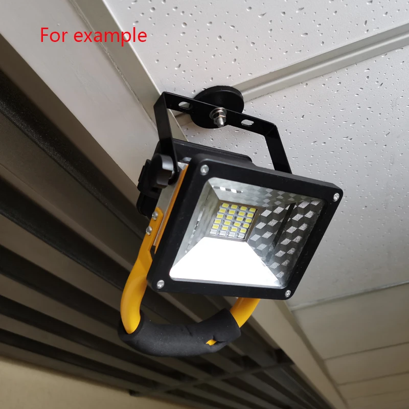 25KG Anit-Scratch Magnetic Mounting D66mm Female Thread Hole 1/4 Inch Adapter 3./8  Magnet Base Camera Led Tools