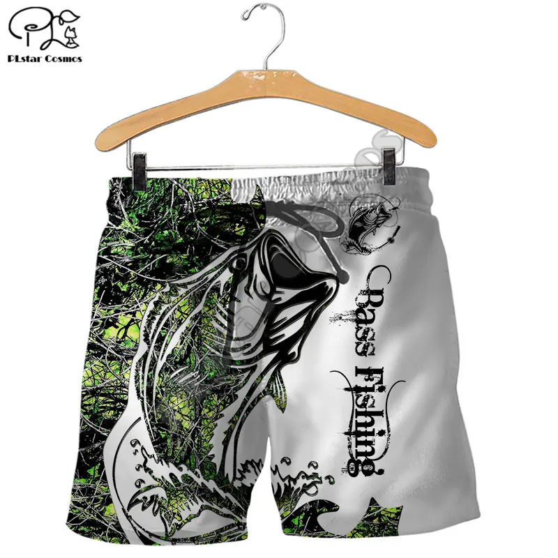 PLstar Cosmos Fishing 3D Printed 2021 New Fashion Men/Women Summer Casual Shorts Beach Short Pants Drop Shipping Style-F37