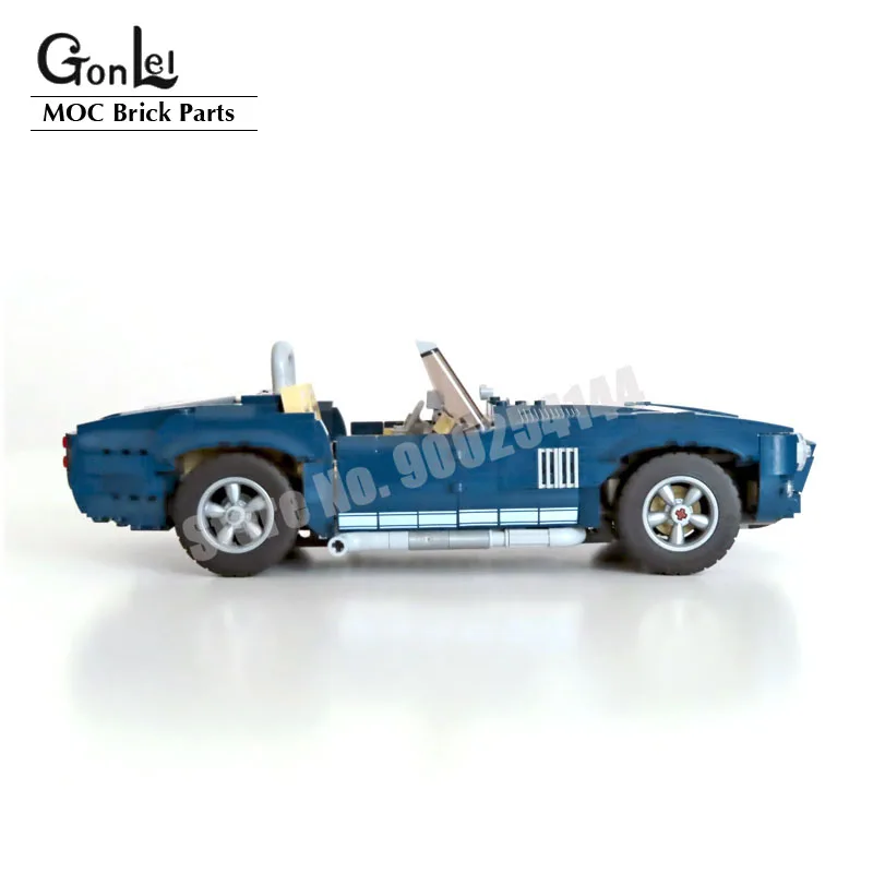 Neue mod 10265 pickup gt04 cobra roadster sportwagen modell baustein montiert diy ziegel spielzeug jungen geburtstags geschenke