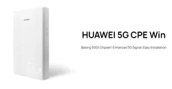 Unlocked Huawei 5G CPE WIN H312-371 Outdoor Router GE Lan Port Balong 5000 NSA SA 4G/5G CPE Modem Router Waterproof Support POE