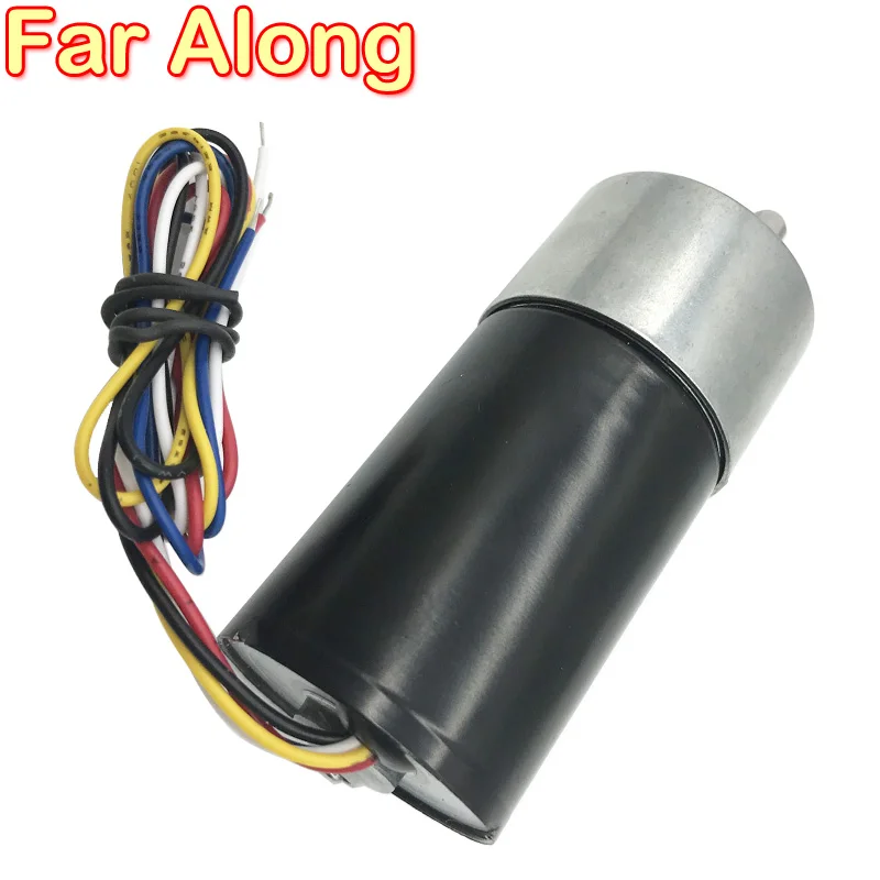 Brushless DC Gear Motor 12V 24V Low Speed 5-1270RPM High Torque Micro BLDC Motor Adjustable Speed Reversible Long Life