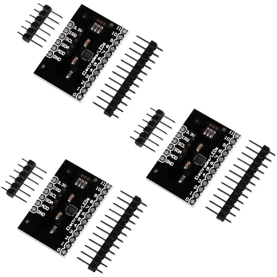 MPR121 Breakout V12 Proximity Capacitive Touch Sensor Controller Keyboard Development Board Module for Arduino