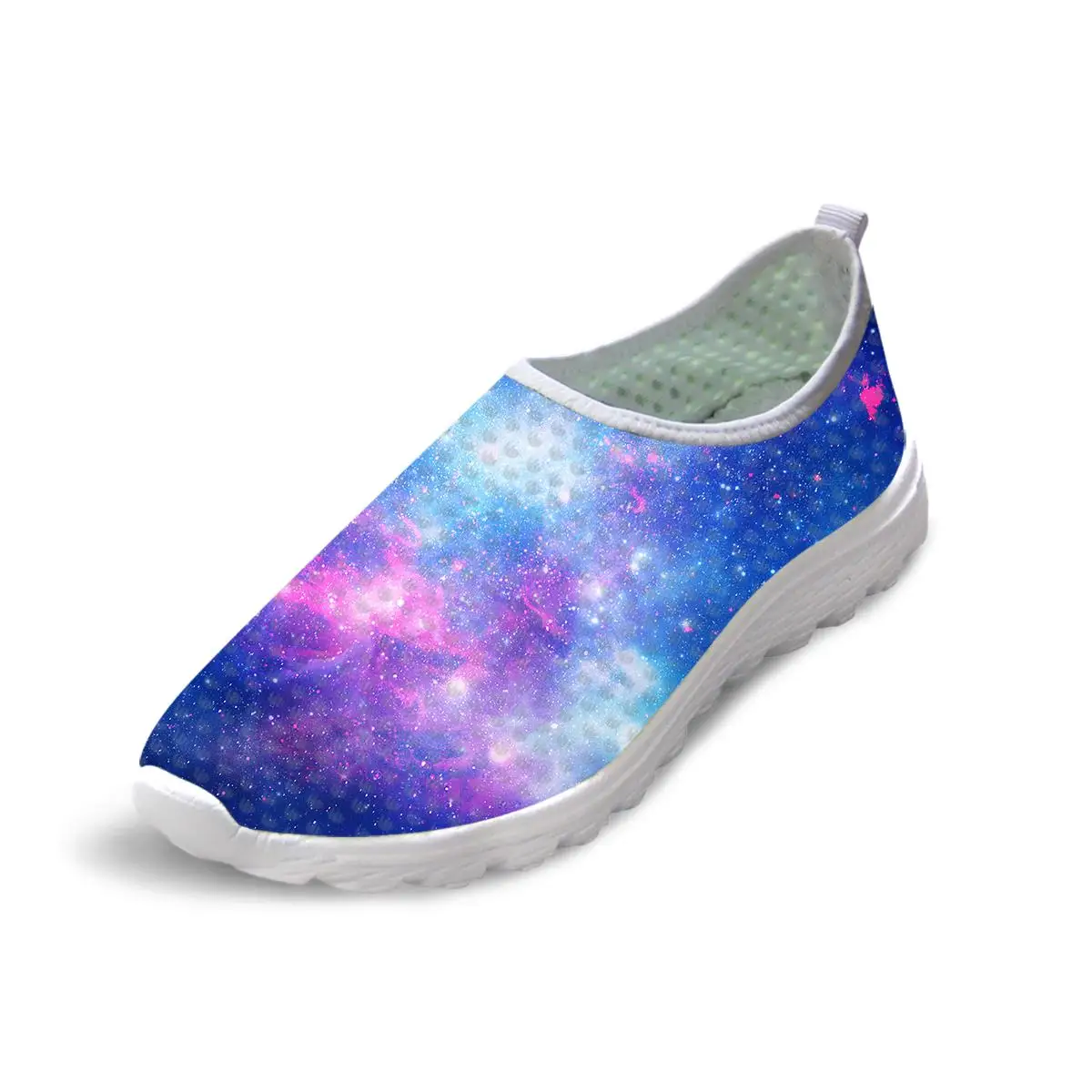 

Twinkling Star Starry Sky Galaxy Casual Canvas Shoes Low Top Lightweight Breathable 3D Space Print Men Women Slip-on Sneakers