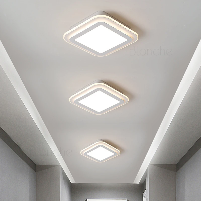 

Nordic Round/Square 8W Ceiling Lamps Modern Led Ceiling Lights Arcylic Shade Fixtures for Home Living Room Bedroom Decor Lights