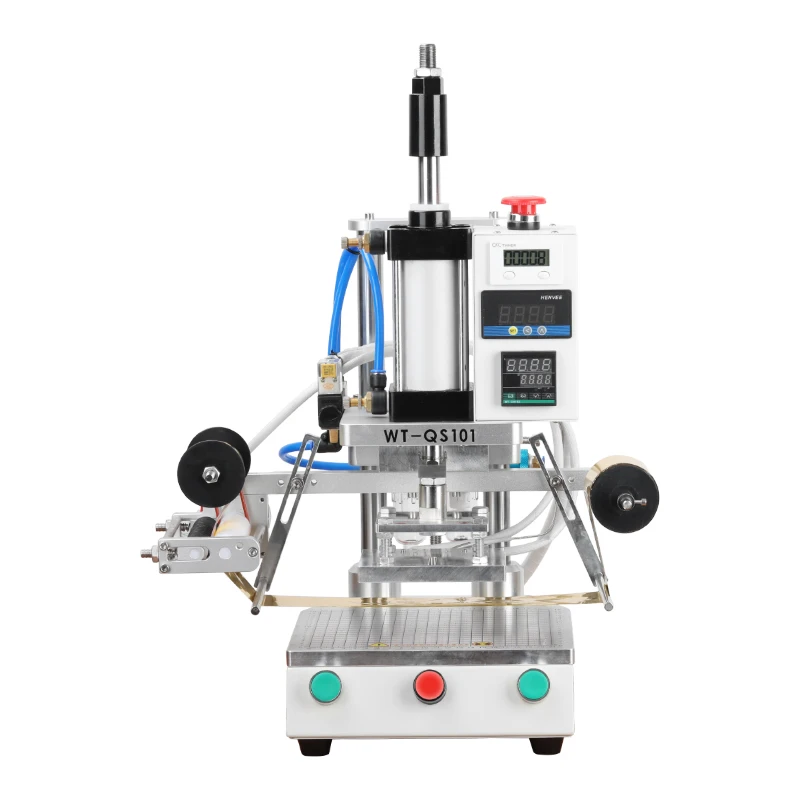 WT-QS101空気圧印刷機,革スタンプ,カスタムロゴ,デジタルPVCカード,熱加工機