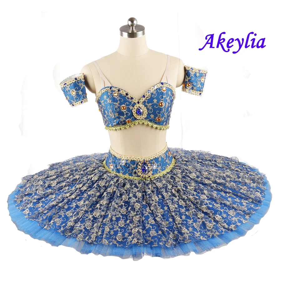 Adult professional Ballet Tutu royal blue Le Corsaire tutu classical competition tutus balle stage dance costume Women JN0186