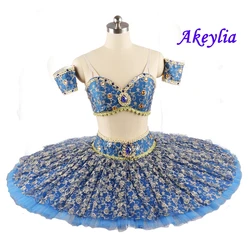 Adult professional Ballet Tutu royal blue Le Corsaire tutu classical competition tutus balle stage dance costume Women JN0186