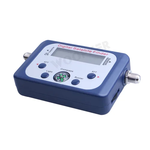 Imagen 2 del producto Buscador de satélite Digital, medidor de prueba de satélite, receptor de señal de TV, buscador de satélite con brújula y pantalla LCD FTA DVB S2