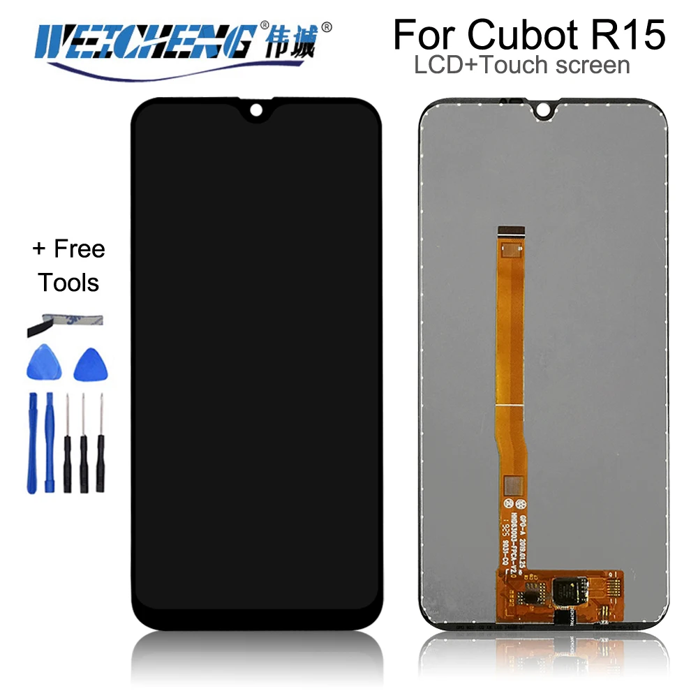 

6.26' in Cubot R15 LCD Display and Touch Screen Assembly Replacement With Tools+Adhesive For Cubot R15