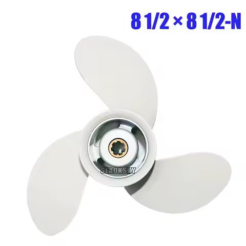 8 1/2 x 8 1/2 -N propeller 6G1-45941-00-EL for Yamaha F9.9 4 stroke 9.9HP Outboard Motor
