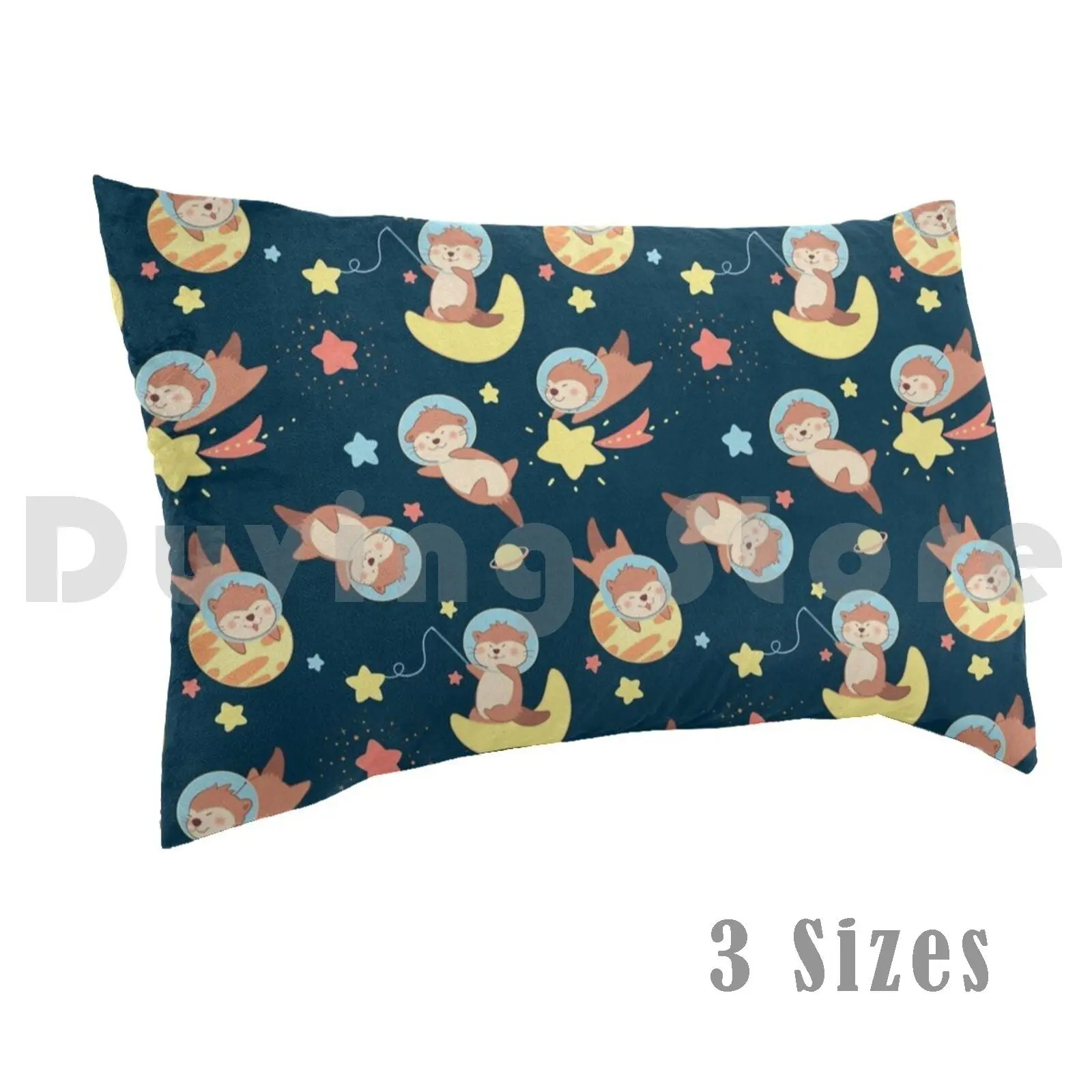 Otter SpacePillow case Otter Otter Pup Pun Sea River Water Wildlife Nature Otterly Cute Kawaii