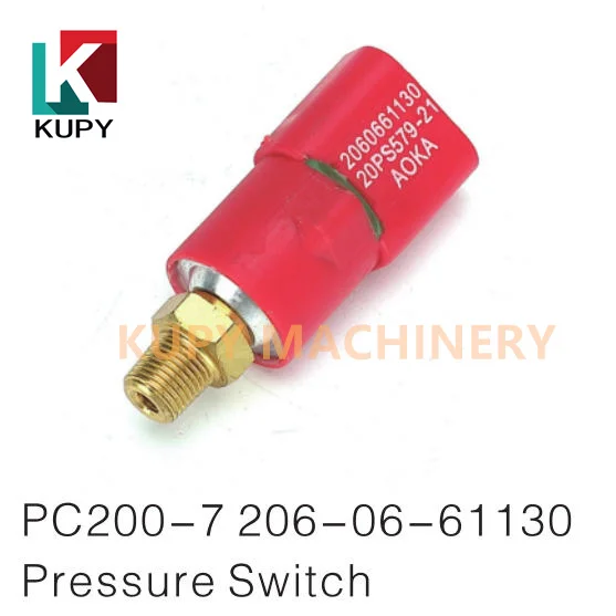 

PC-7 PC200-7 Oil Pressure Switch Sensor 206-06-61130 Excavator Accessories for Komatsu Excavator PC300-7