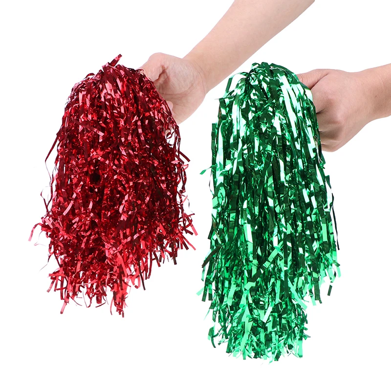 1PC Cheer Dance Sport Wettbewerb Cheerleading Pom Poms Blume Ball Für Für Fußball Basketball Spiel Pompon Kinder Verwenden