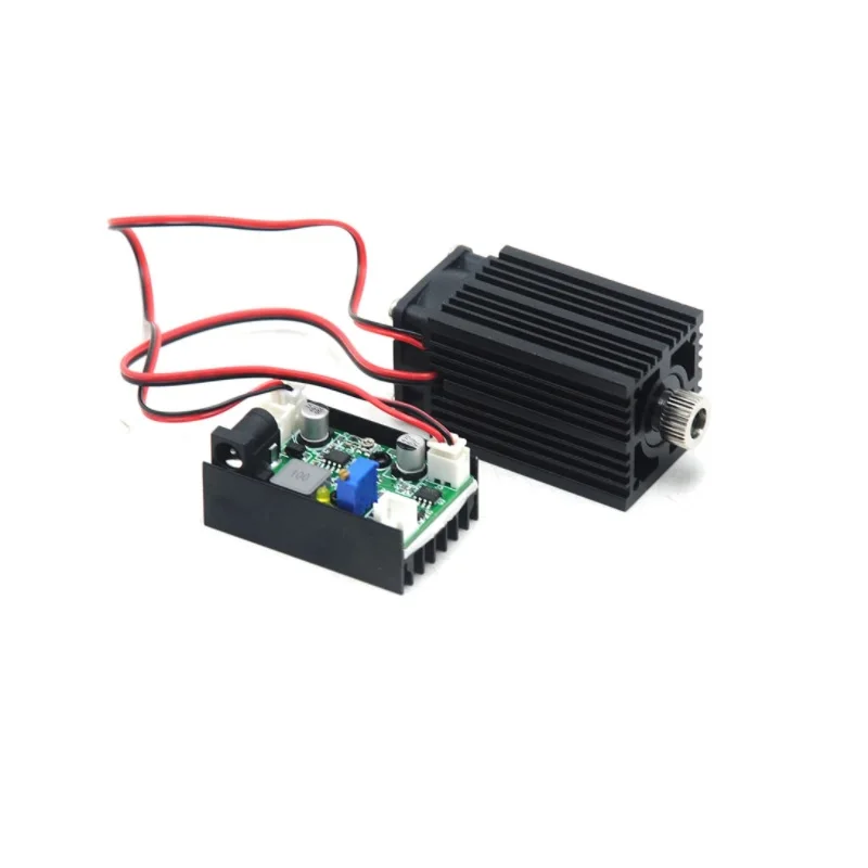 High Power 850nm 1000mw 1W IR Laser Diode Module 12V Invisiable Adustable Dot Spot 33x50mm With  Fan Cooling TTL Modulation