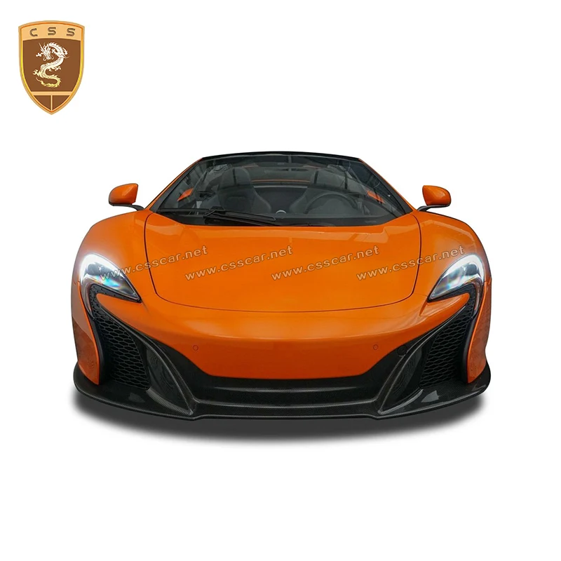 

Commas Carbon Fiber OEM Front Lip For McLaren 650S 2014-2017 Original Car Model Front Bumper Lower Splitter Lip Decoration