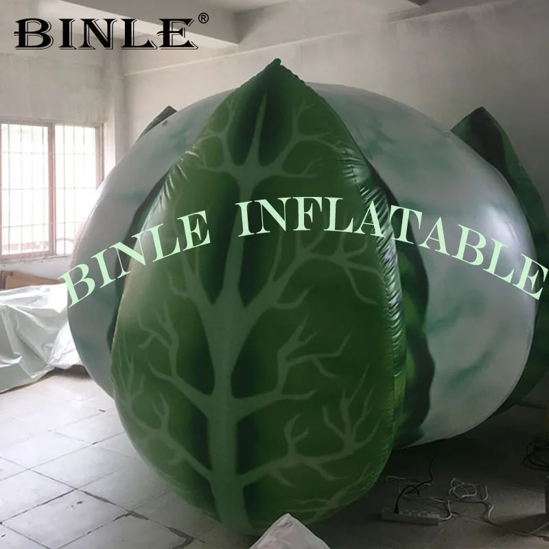 Customized artificial inflatable vegetable balloon inflatable cabbage cauliflower model inflatable broccoli for advertising