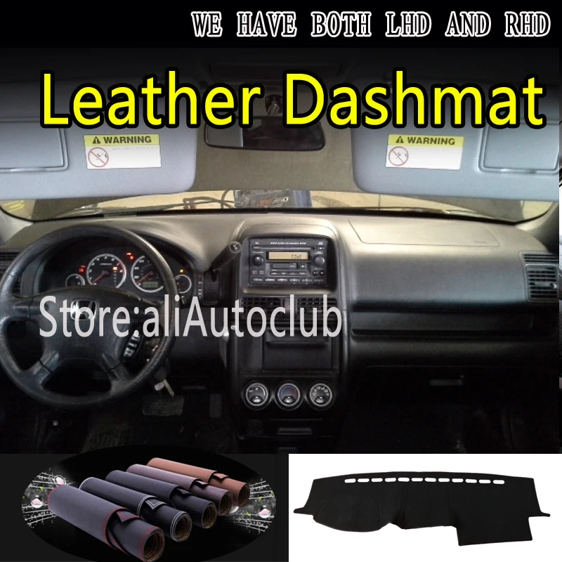 

for Honda CR-V CRV 2th Gen RD4 - RD9 2002 -2006 Leather Dashmat Dashboard Cover Dash Mat Sunshade Carpet Car Styling Accessories