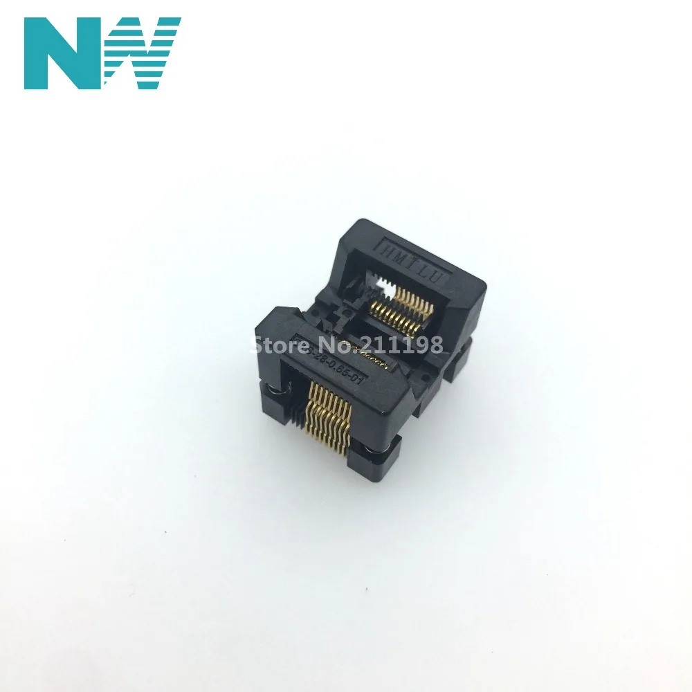 Ic Socket Tssop20 To Dip20 Adapter Tssop20 Ots-20 28 - 0.65 - 01 Programmer Adapter