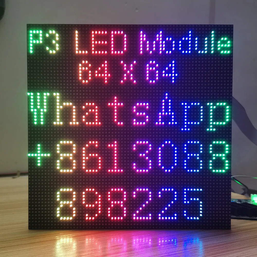 P3 Full Color LED Display Screen, SMD P3 RGB LED Panel Full color LED Module,DIY Indoor HD Video Wall LED Module