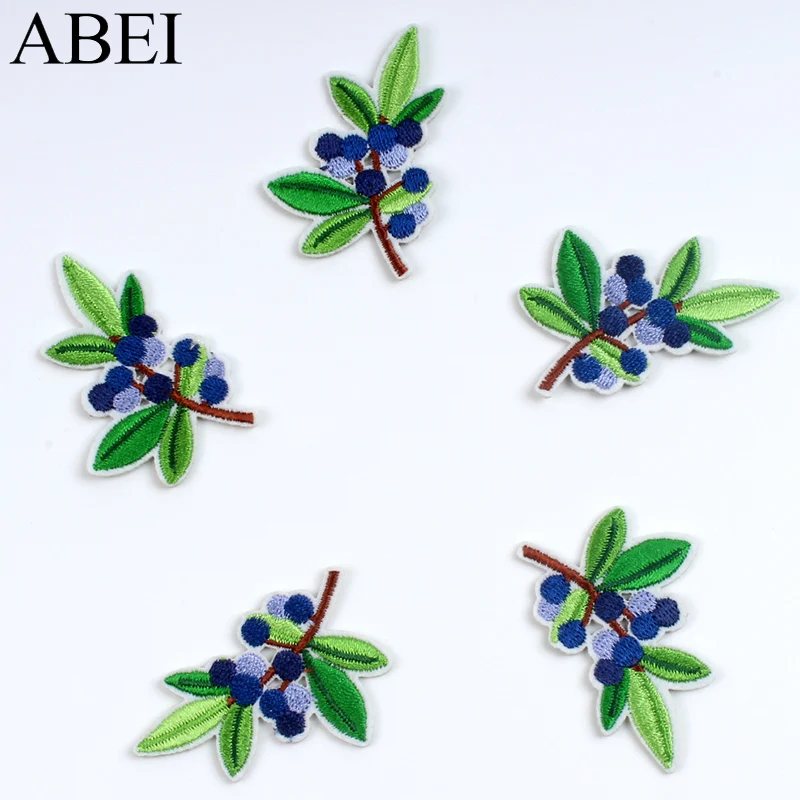 10pcs Cartoon Flower Patch Embroidery Tree Patches Iron On Plants Stickers For Apparel Decors Sewing Patchwork Crafts Accessory