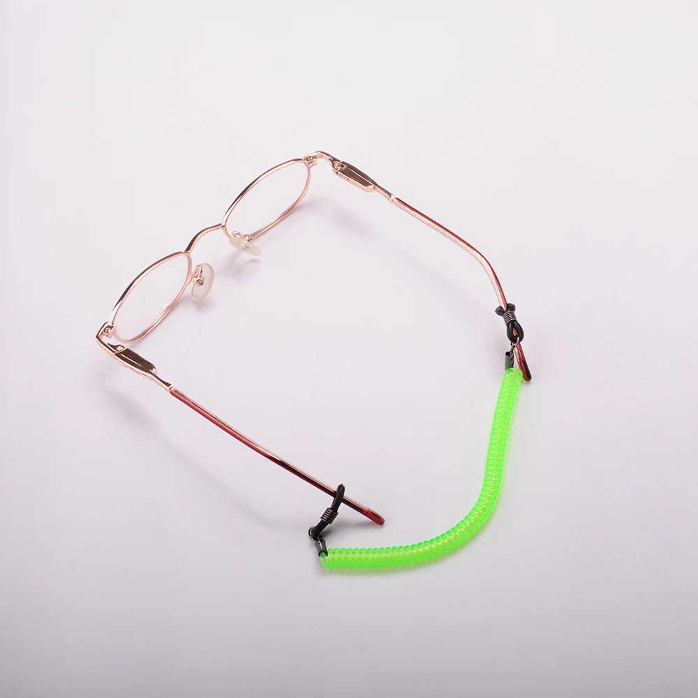 12pcs/Lot Elastic Kids Eyeglass Nylon Spiral Coil Sport Cords/Junior Retainer/Children Spectacle/Sunglass adult String Band