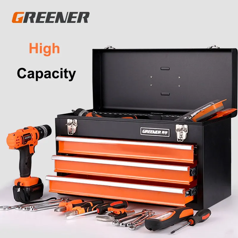 Car Tools Box Professional Toolbox Complete Workshop Trolley Workbench Waterproof For Garage Equipment